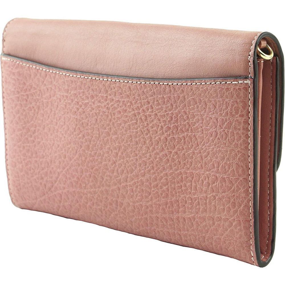 Coach Leather Chain Crossbody Melon/Gold Wristlet Clutch Handbag F31620 NWT - Picture 2 of 13